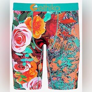 Ethika Men's The Botanical Colorful Floral Boxer Briefs